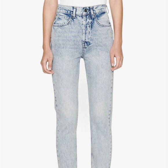 Anine Bing Denim - Anine Bing Sonya Jean in Acid Washed Blue 24